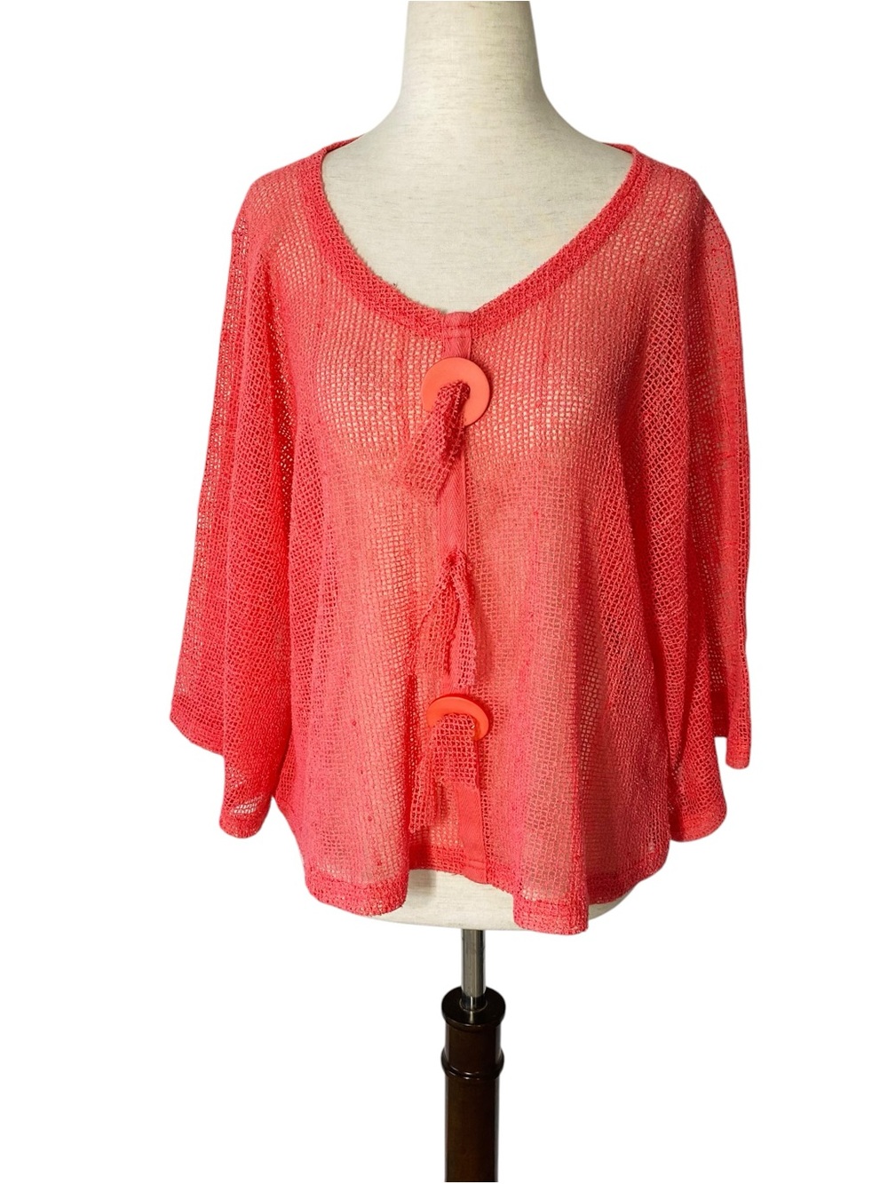 NOELLE Mesh Coverup Top